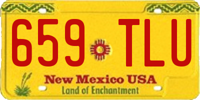 NM license plate 659TLU
