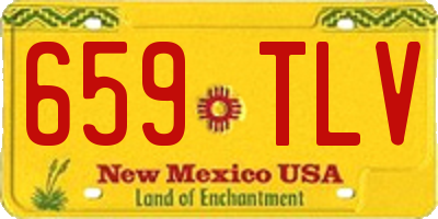 NM license plate 659TLV