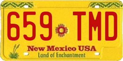 NM license plate 659TMD