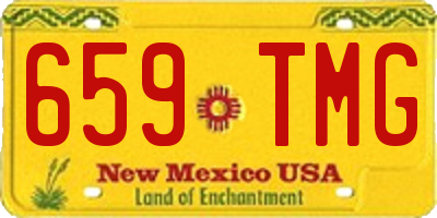 NM license plate 659TMG