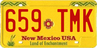 NM license plate 659TMK