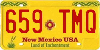 NM license plate 659TMQ