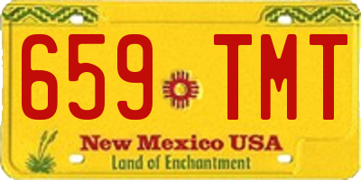 NM license plate 659TMT