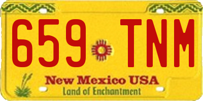 NM license plate 659TNM