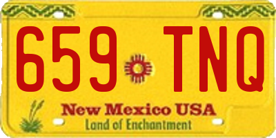 NM license plate 659TNQ