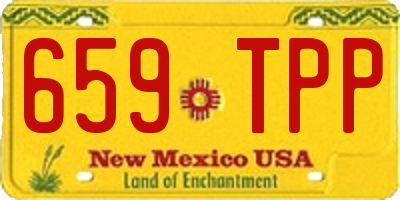 NM license plate 659TPP