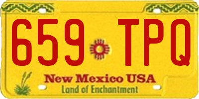 NM license plate 659TPQ