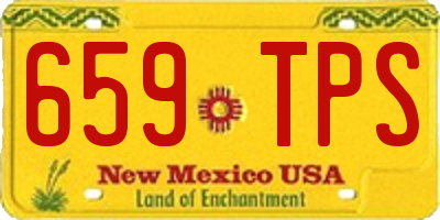 NM license plate 659TPS