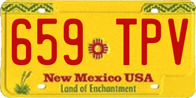 NM license plate 659TPV