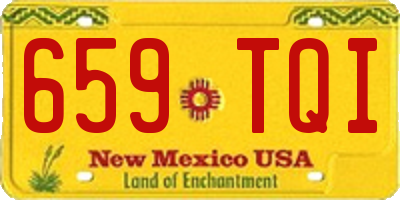 NM license plate 659TQI