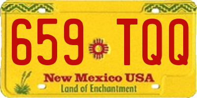 NM license plate 659TQQ