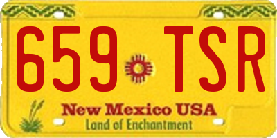 NM license plate 659TSR