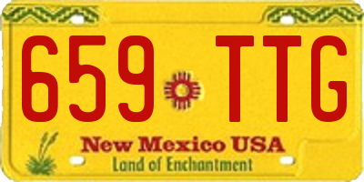 NM license plate 659TTG