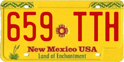 NM license plate 659TTH
