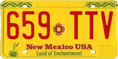 NM license plate 659TTV