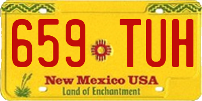 NM license plate 659TUH