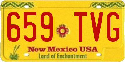 NM license plate 659TVG