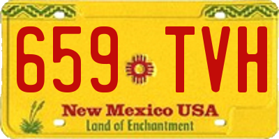 NM license plate 659TVH