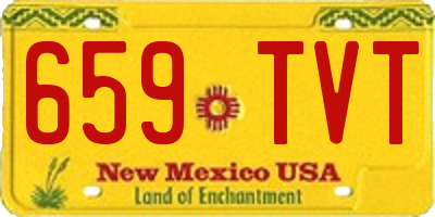 NM license plate 659TVT