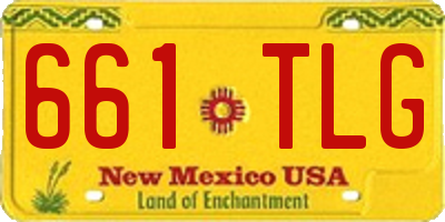 NM license plate 661TLG