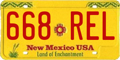 NM license plate 668REL