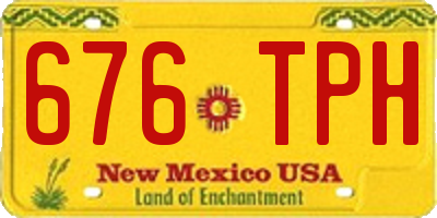 NM license plate 676TPH