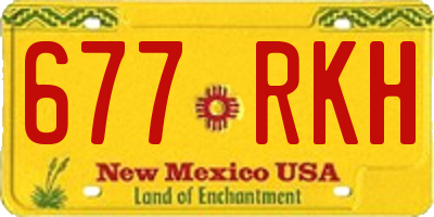 NM license plate 677RKH