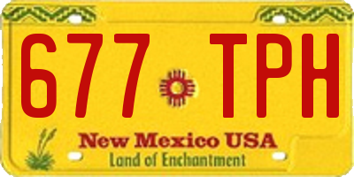 NM license plate 677TPH