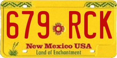NM license plate 679RCK