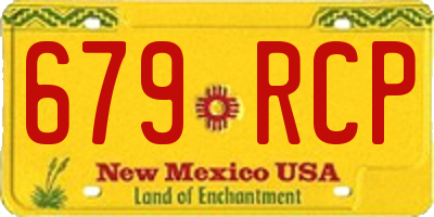 NM license plate 679RCP