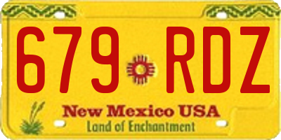 NM license plate 679RDZ