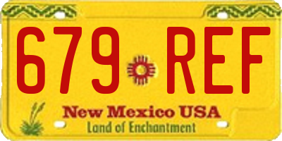 NM license plate 679REF