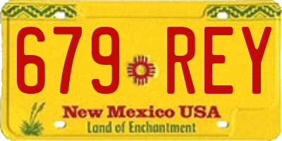 NM license plate 679REY
