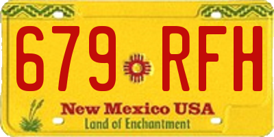 NM license plate 679RFH