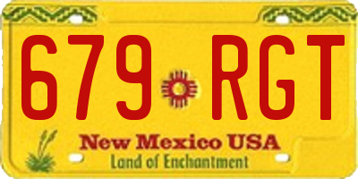 NM license plate 679RGT