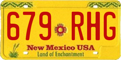 NM license plate 679RHG