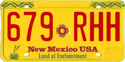 NM license plate 679RHH