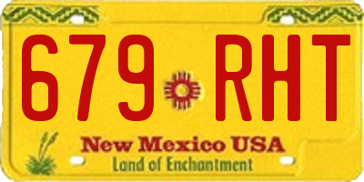 NM license plate 679RHT