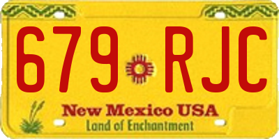 NM license plate 679RJC