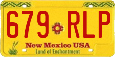 NM license plate 679RLP
