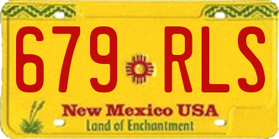 NM license plate 679RLS