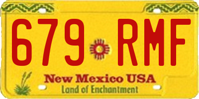 NM license plate 679RMF