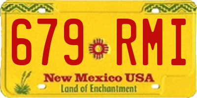 NM license plate 679RMI