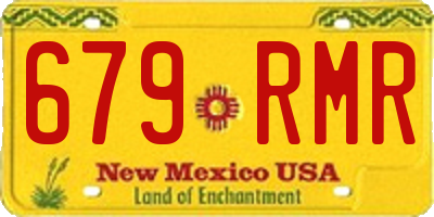 NM license plate 679RMR