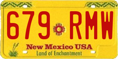 NM license plate 679RMW