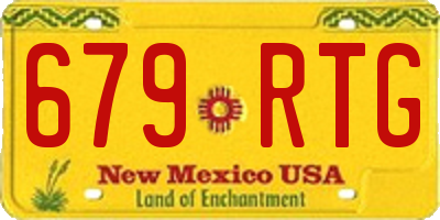 NM license plate 679RTG