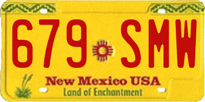 NM license plate 679SMW
