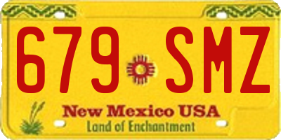 NM license plate 679SMZ