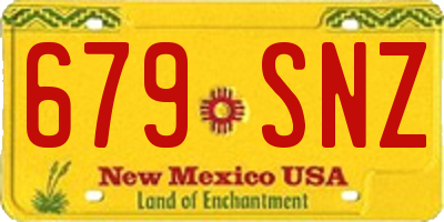 NM license plate 679SNZ