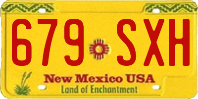 NM license plate 679SXH